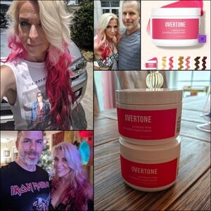 Overtone Vibrant Extreme Pink Hair Coloring Conditioner Bundle